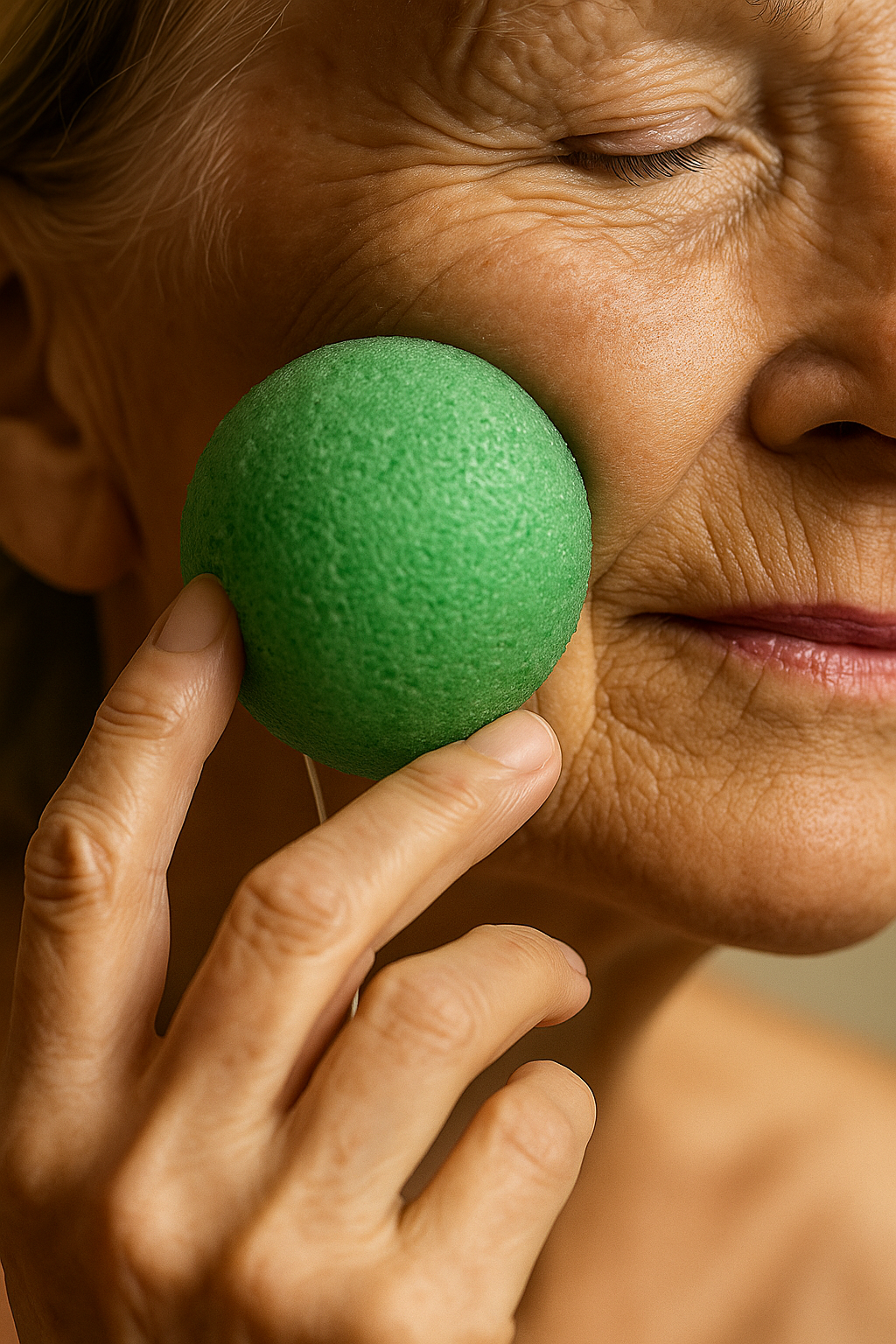 Pack 3 éponges Konjac, Charbon, Thé vert