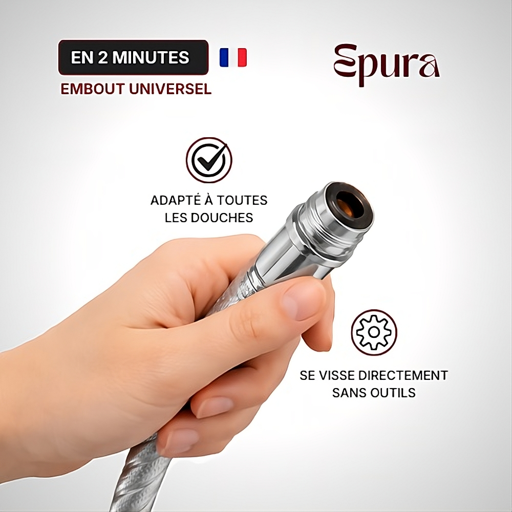 Pommeau de douche filtrant